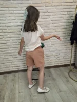 Çiçekli Şortlu Takım - Görsel 2
