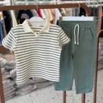 Polo Yaka Müslin Set
