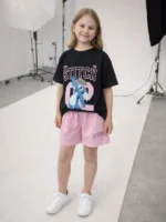 Stitch Şortlu Takım