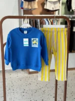 Bulutumkids Limon Desenli Çizgili 2'li Takım - Görsel 3