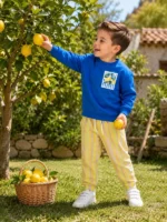Bulutumkids Limon Desenli Çizgili 2'li Takım