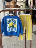 Bulutumkids Limon Desenli Çizgili 2'li Takım - Görsel 4